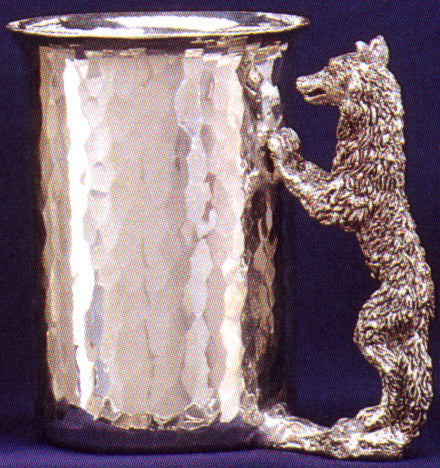 Wolf Small Pewter Stein
