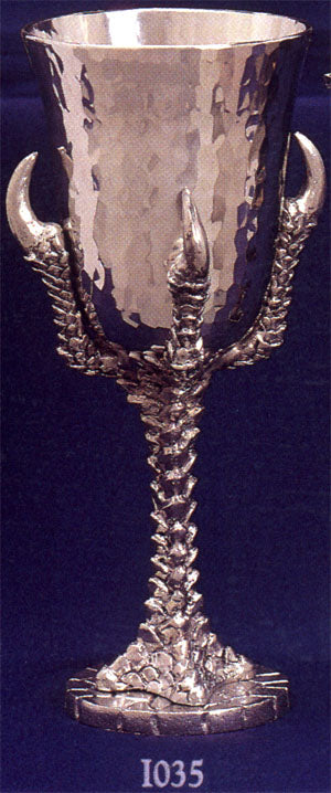 Dragon Claw Pewter Goblet