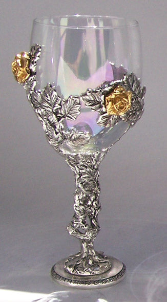 Rose Vine Glass