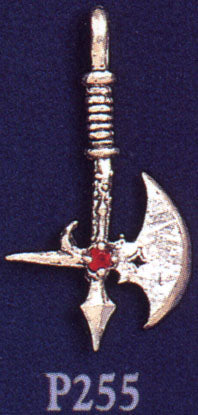 Battle Axe Pewter Pendant